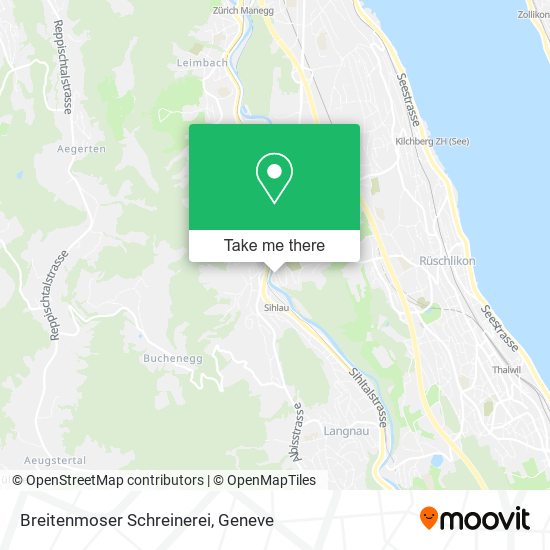 Breitenmoser Schreinerei map