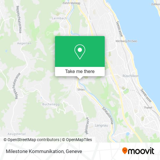Milestone Kommunikation map
