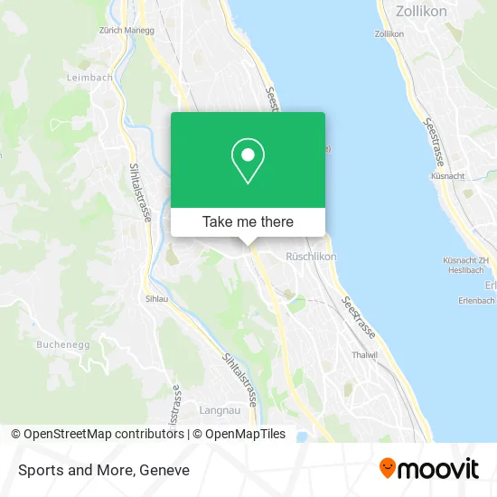 Sports and More map