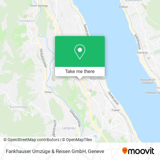 Fankhauser Umzüge & Reisen GmbH map