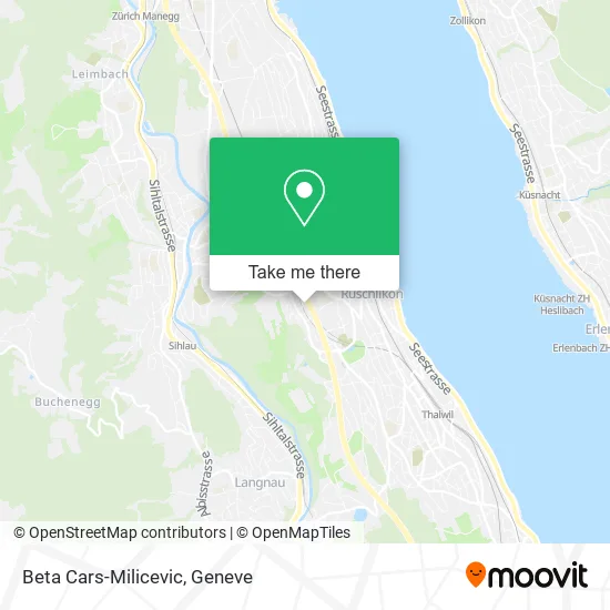 Beta Cars-Milicevic map