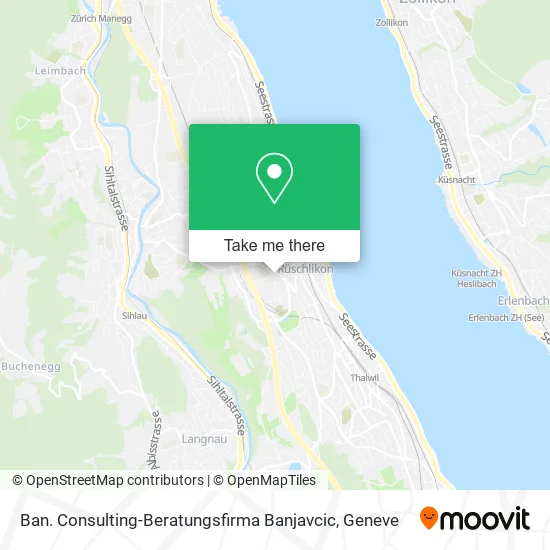 Ban. Consulting-Beratungsfirma Banjavcic map