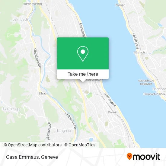 Casa Emmaus map