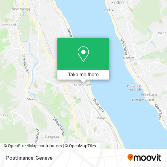 Postfinance map