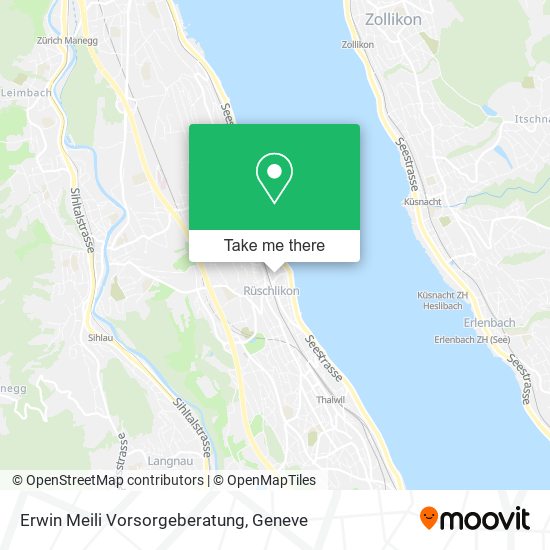 Erwin Meili Vorsorgeberatung map