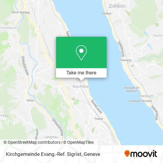 Kirchgemeinde Evang.-Ref. Sigrist map
