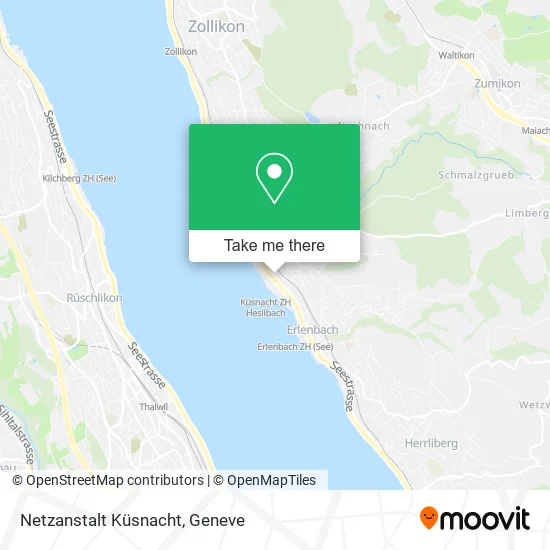 Netzanstalt Küsnacht map