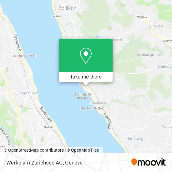 Werke am Zürichsee AG map