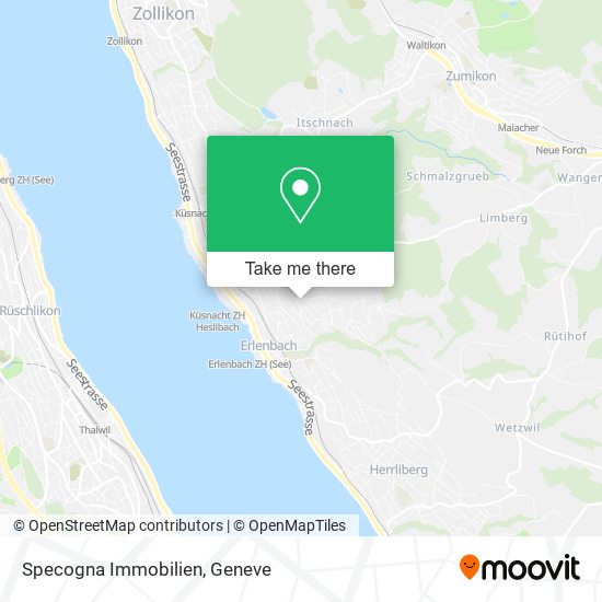 Specogna Immobilien map