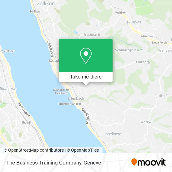The Business Training Company map