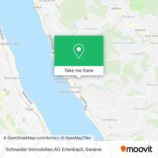 Schneider Immobilien AG Erlenbach map