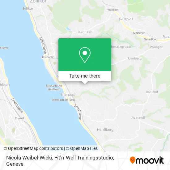 Nicola Weibel-Wicki, Fit'n' Well Trainingsstudio map
