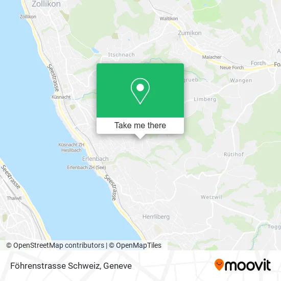 Föhrenstrasse Schweiz map