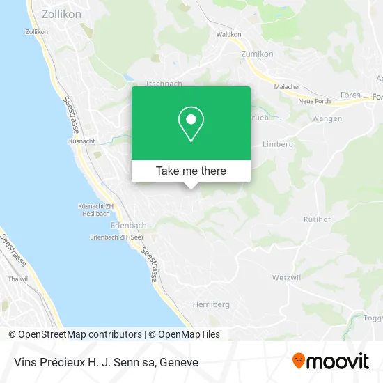 Vins Précieux H. J. Senn sa map