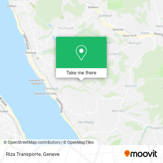Riza Transporte map