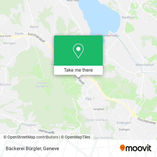 Bäckerei Bürgler map