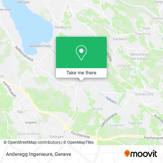 Anderegg Ingenieure map