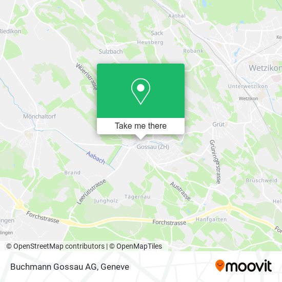 Buchmann Gossau AG map