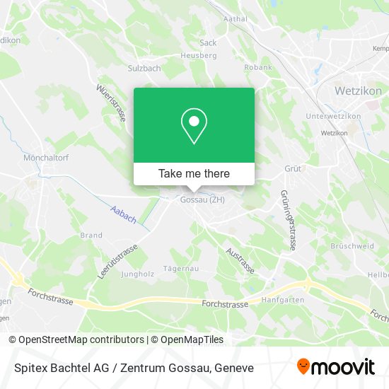 Spitex Bachtel AG / Zentrum Gossau map