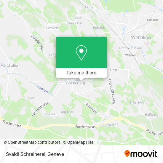 Svaldi Schreinerei map