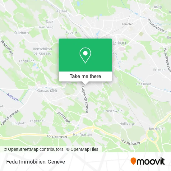 Feda Immobilien map