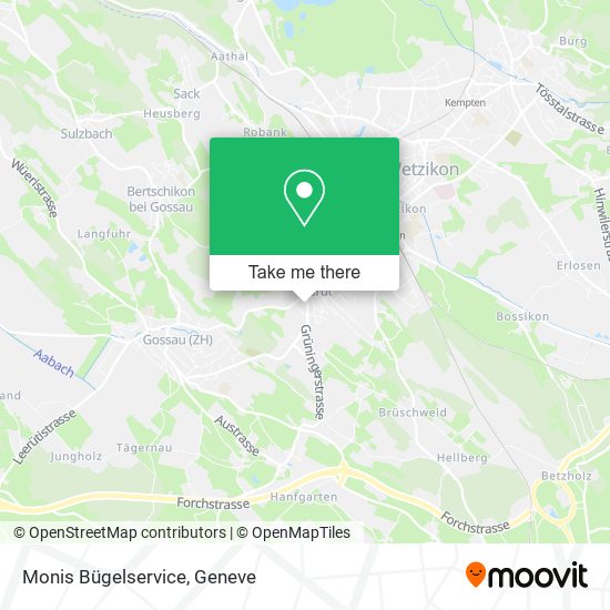 Monis Bügelservice map