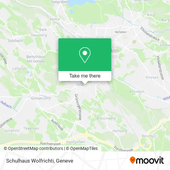 Schulhaus Wolfrichti map