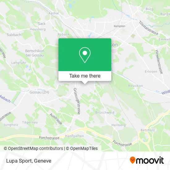 Lupa Sport map