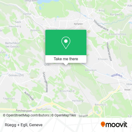 Rüegg + Egli map