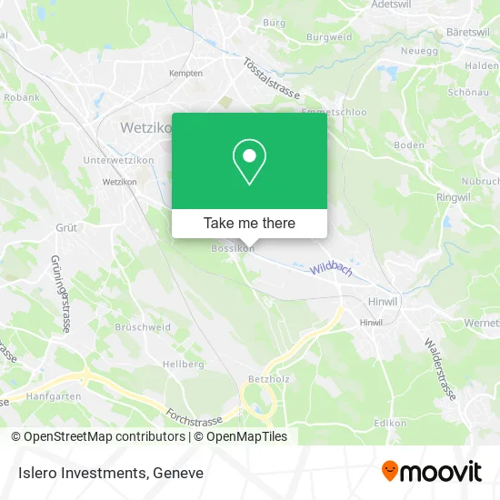 Islero Investments map