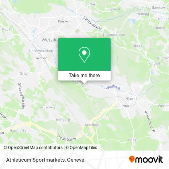 Athleticum Sportmarkets map