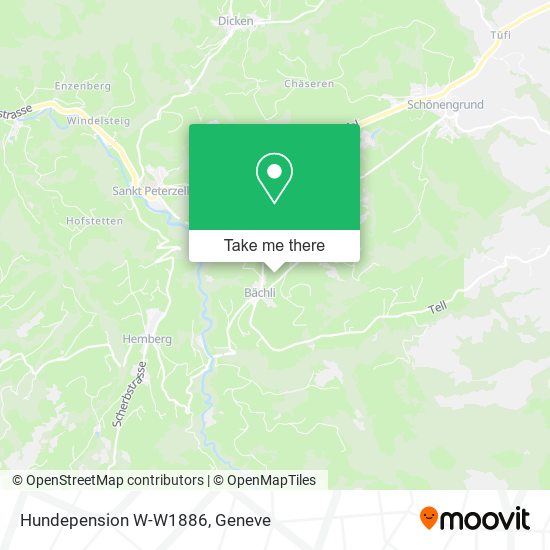 Hundepension W-W1886 map
