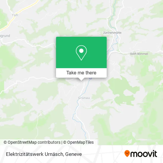 Elektrizitätswerk Urnäsch map