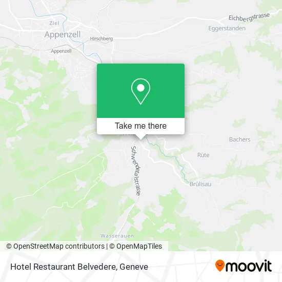 Hotel Restaurant Belvedere map