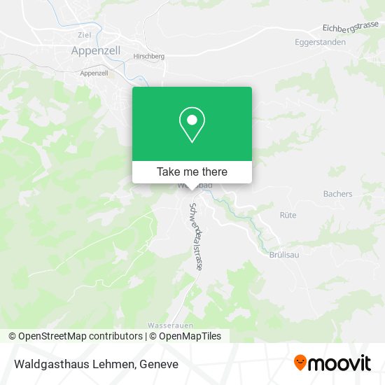 Waldgasthaus Lehmen map