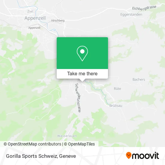Gorilla Sports Schweiz map