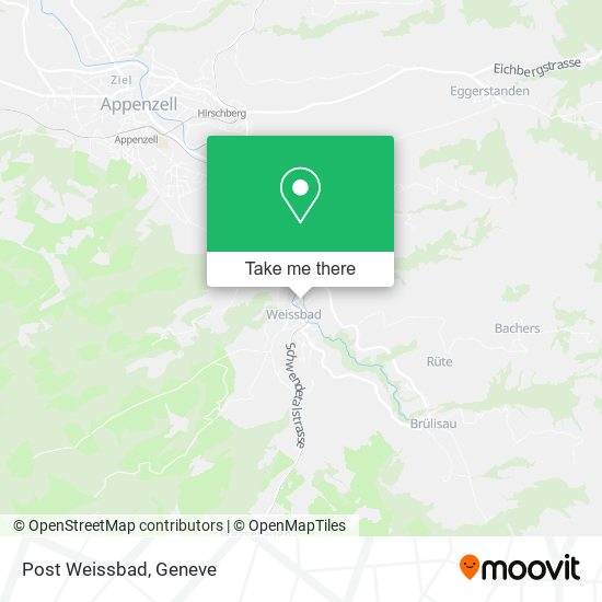 Post Weissbad map