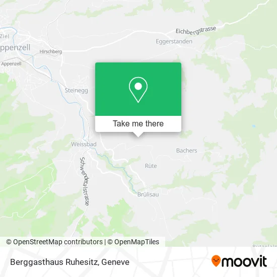 Berggasthaus Ruhesitz map
