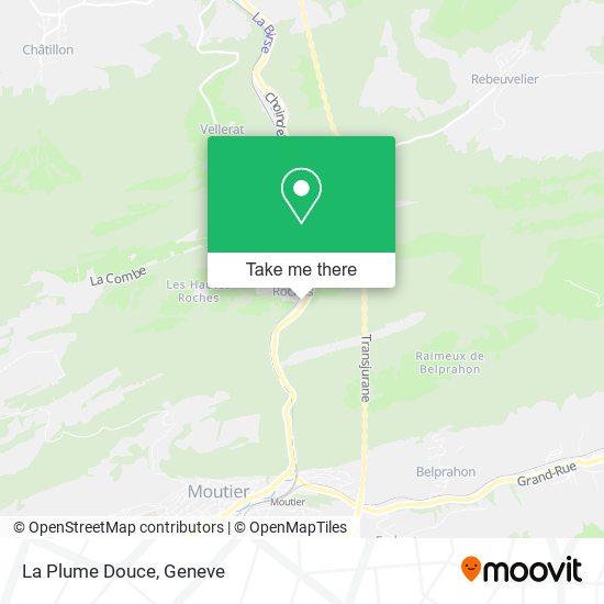 La Plume Douce map