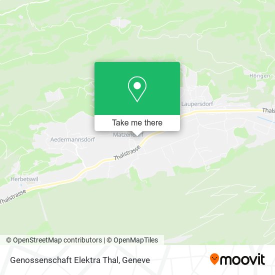 Genossenschaft Elektra Thal map