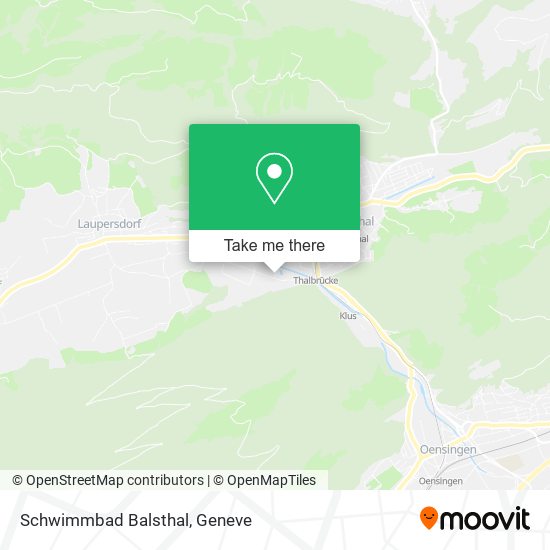Schwimmbad Balsthal map
