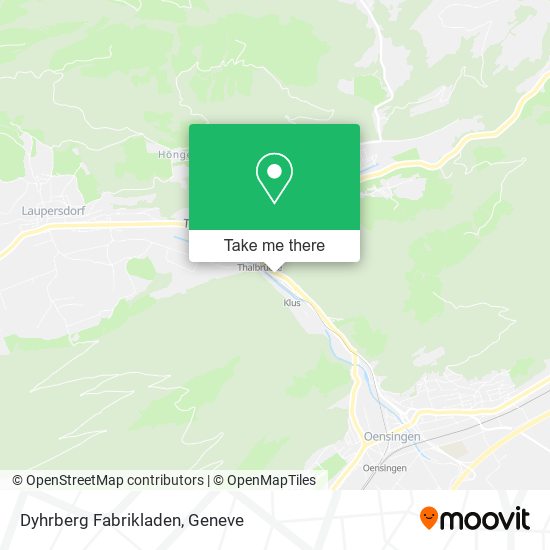 Dyhrberg Fabrikladen map