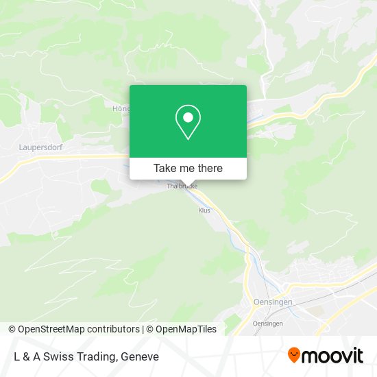 L & A Swiss Trading map