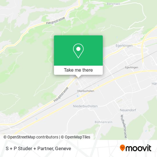 S + P Studer + Partner map