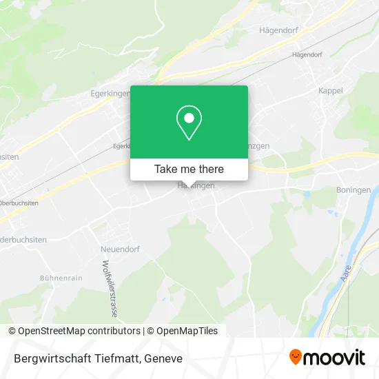 Bergwirtschaft Tiefmatt map