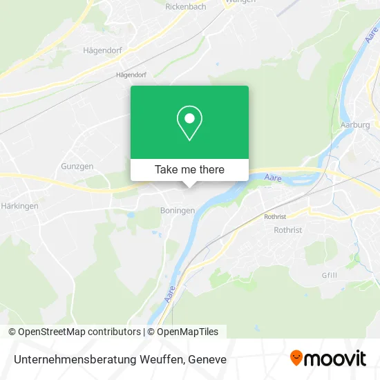 Unternehmensberatung Weuffen map