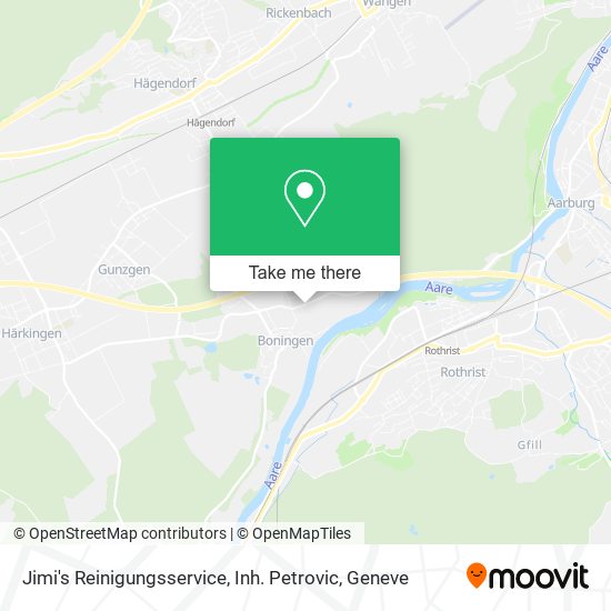 Jimi's Reinigungsservice, Inh. Petrovic map