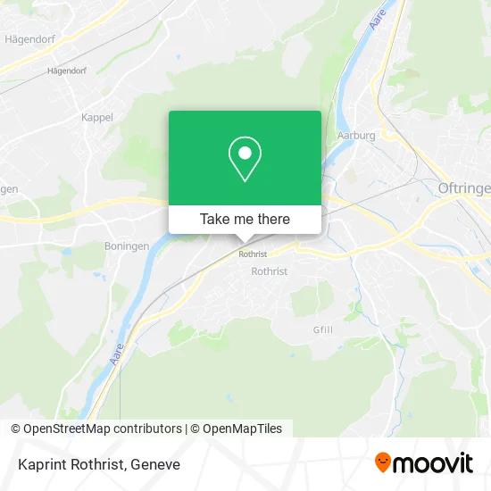 Kaprint Rothrist map