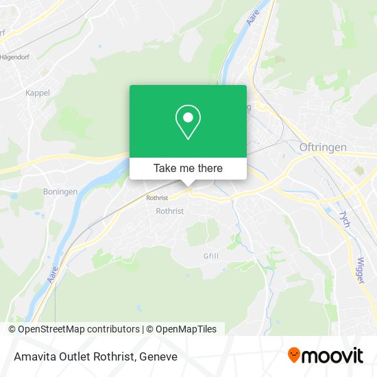 Amavita Outlet Rothrist map