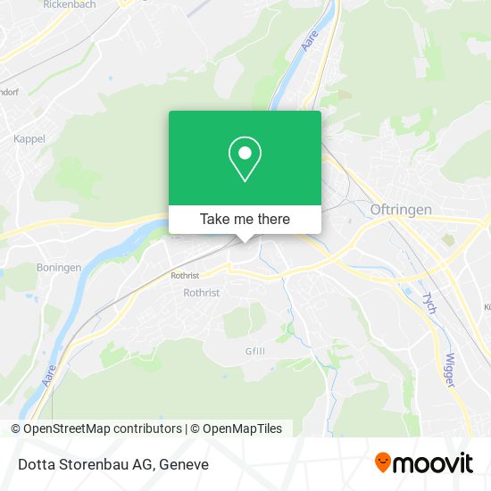 Dotta Storenbau AG map